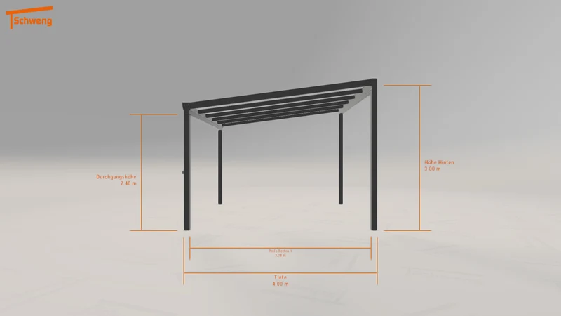 #DE Schweng Terrassenüberdachung S400 (ID jjzvx9)