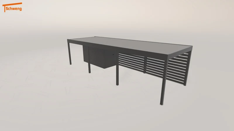 #DE Schweng Flachdachcarport C600 (ID 5mnn2z) #MTG