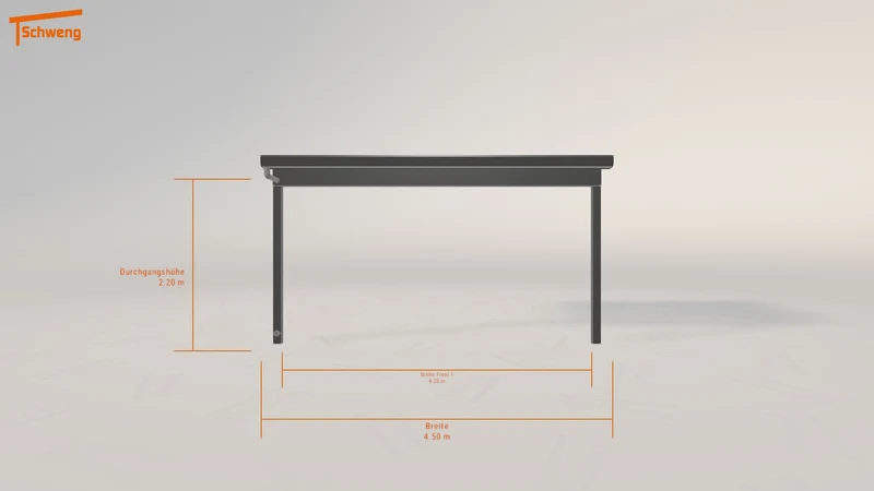 #DE Schweng Terrassenüberdachung S400 (ID 85dzkq)