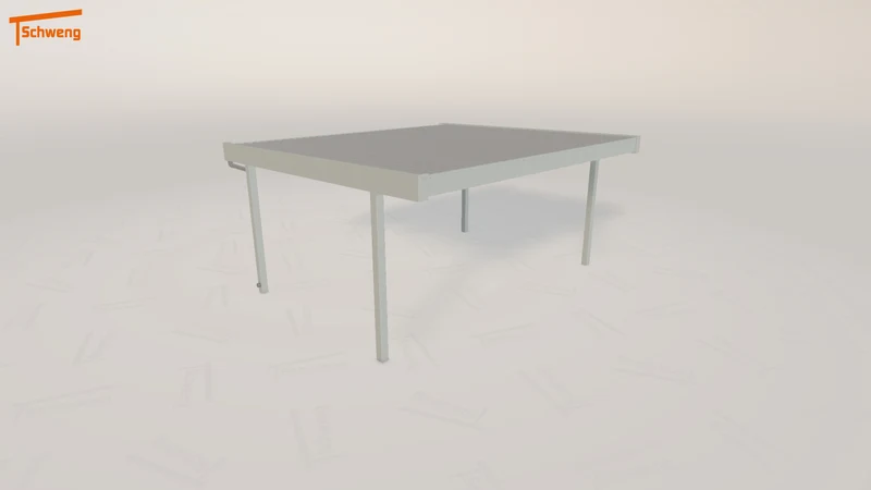 #DE Schweng Flachdachcarport C600 (ID 77q3np) #MTG