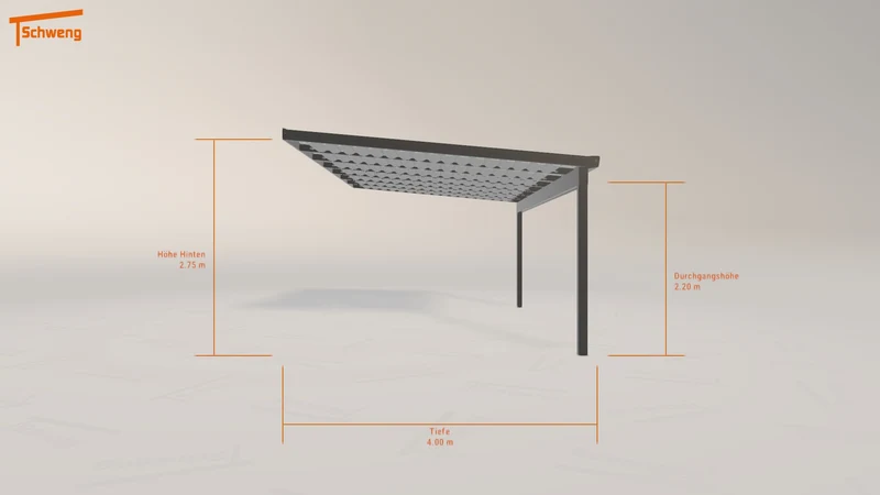 #DE Schweng Terrassenüberdachung S400 (ID 9wn497)