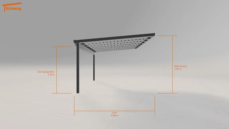#DE Schweng Terrassenüberdachung S400 (ID n579y4)
