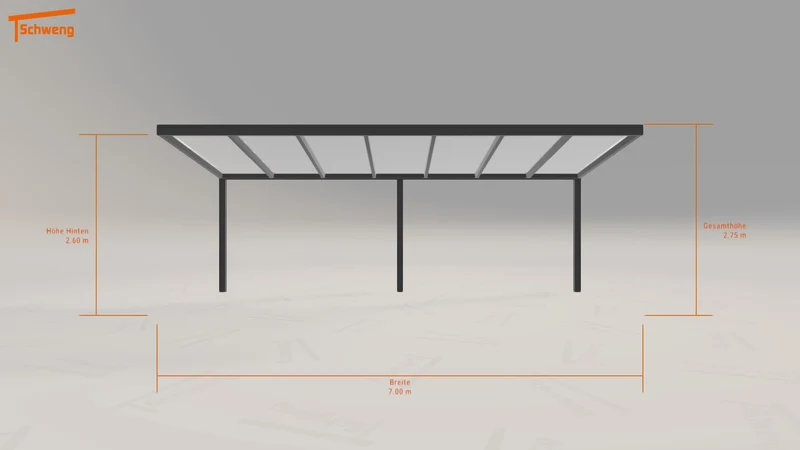 #DE Schweng Pultdachcarport S350 (ID yg8j44)