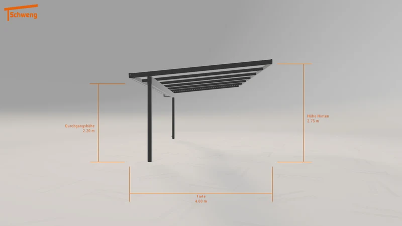 #DE Schweng Terrassenüberdachung S400 (ID zbjxb9)