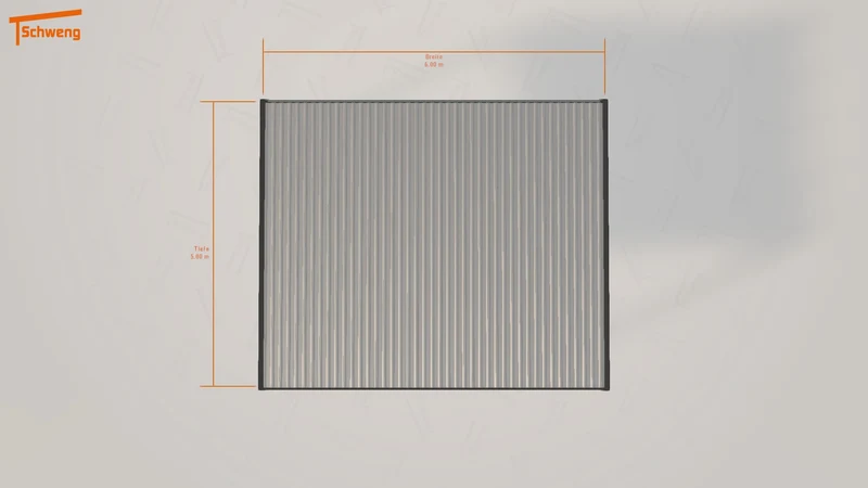 #DE Schweng Flachdachcarport C600+ (ID 85dbk5) #MTG
