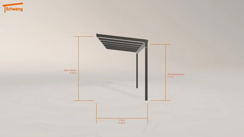 #DE Schweng Terrassenüberdachung S350 (ID 42zjmv)