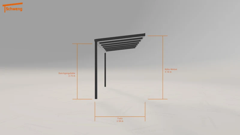 #DE Schweng Terrassenüberdachung S350 (ID 42zjmv)