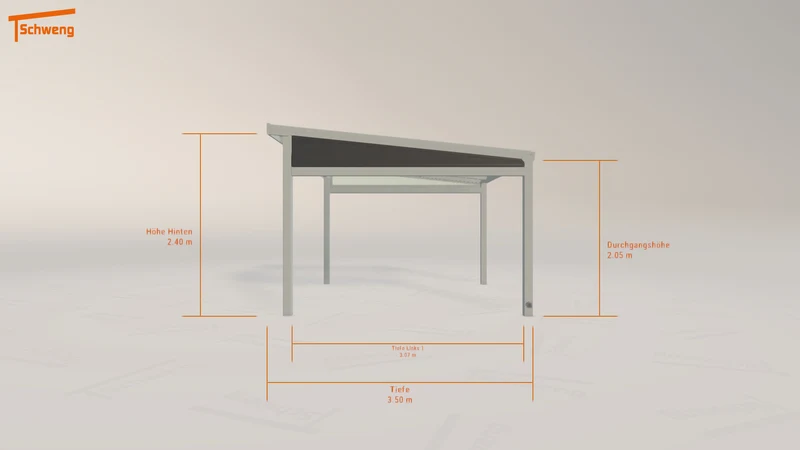 #DE Schweng Terrassenüberdachung S350 (ID w374r3)