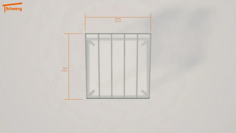 #DE Schweng Terrassenüberdachung S350 (ID w374r3)