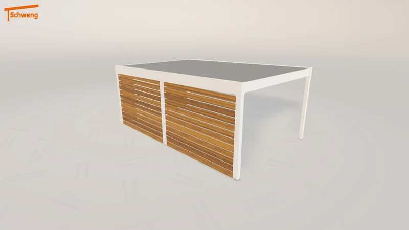 #DE Schweng Flachdachcarport C600+ (ID rjwmv9) #MTG