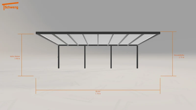 #DE Schweng Terrassenüberdachung S400 (ID mj5xyz)