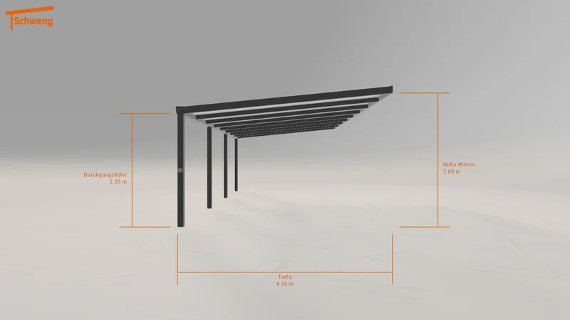 #DE Schweng Terrassenüberdachung S400 (ID mj5xyz)