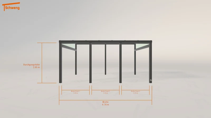 #DE Schweng Pultdachcarport S350 (ID qdj3rn) #MTG