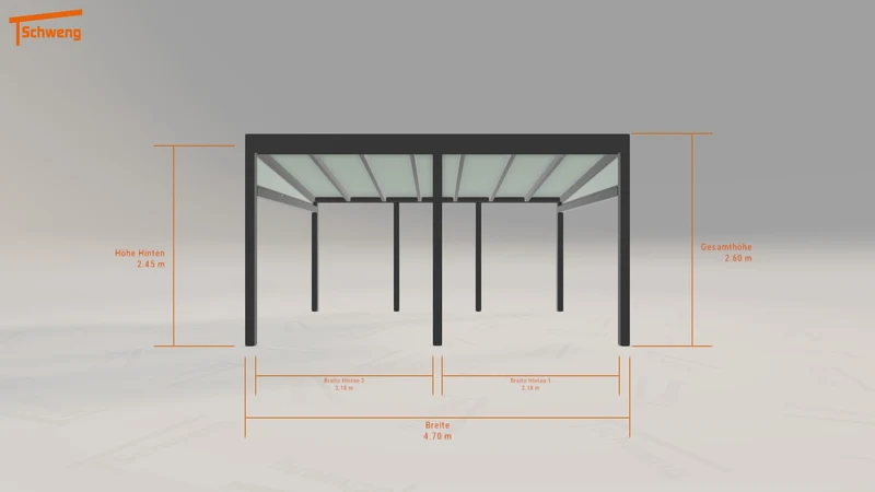 #DE Schweng Pultdachcarport S350 (ID qdj3rn) #MTG