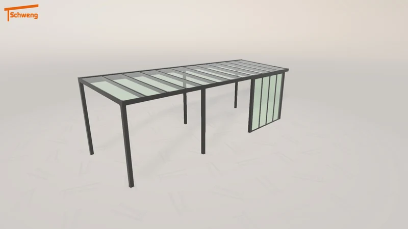 #DE Schweng Pultdachcarport S400 (ID 85dm3w)