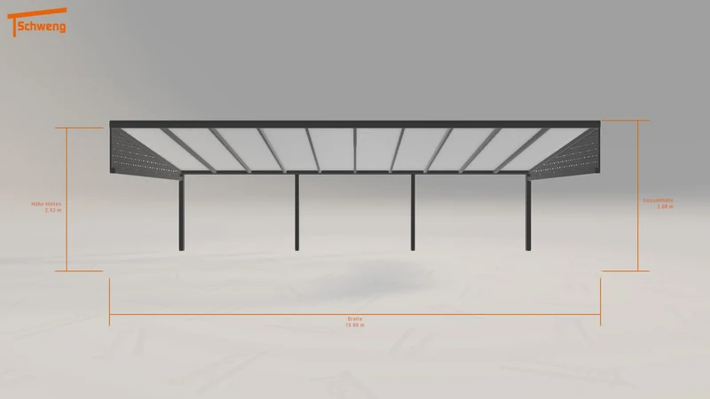#AT Schweng Pultdachcarport S350 (ID 9wnb79)