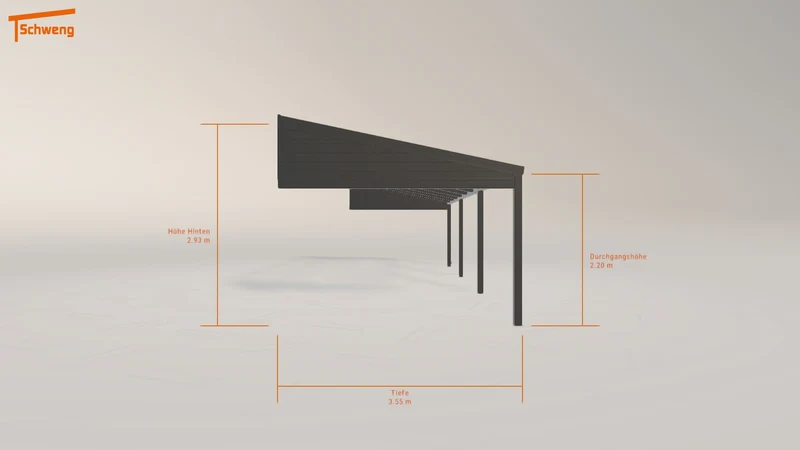 #AT Schweng Pultdachcarport S350 (ID 9wnb79)