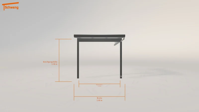 #DE Schweng Pultdachcarport S400 (ID 42z3v5)