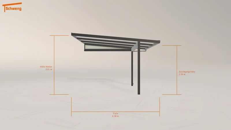 #DE Schweng Pultdachcarport S400 (ID 42z3v5)