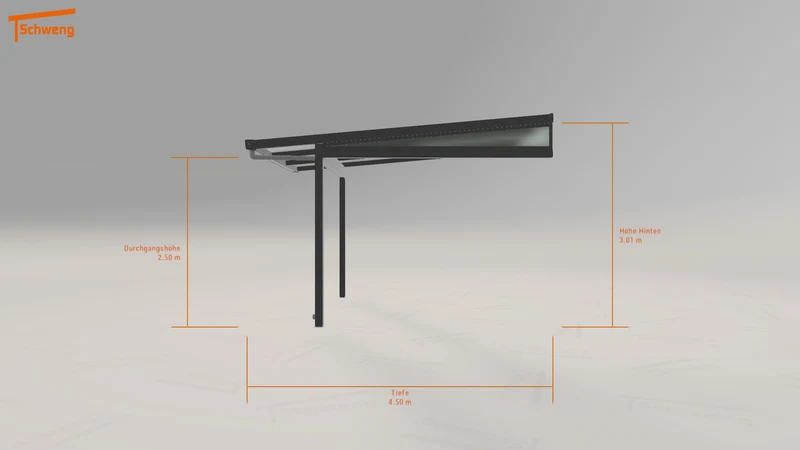 #DE Schweng Pultdachcarport S400 (ID 42z3v5)