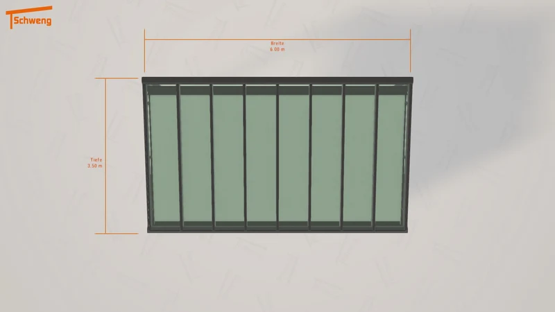 #DE Schweng Terrassenüberdachung S400 (ID n57q34)