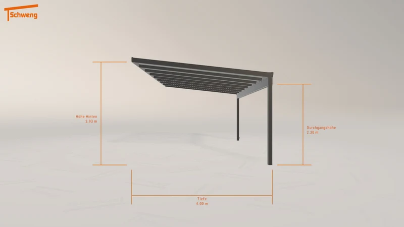 #DE Schweng Terrassenüberdachung S400 (ID x7xwpj)