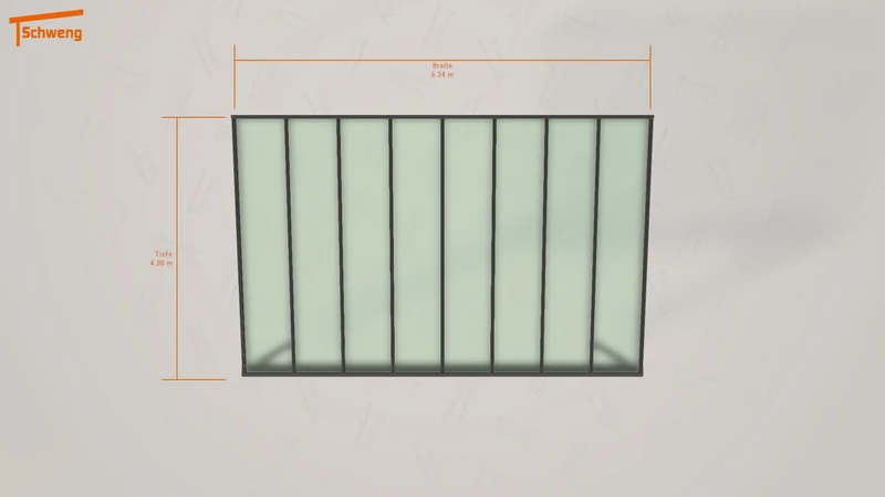 #DE Schweng Terrassenüberdachung S400 (ID x7xwpj)
