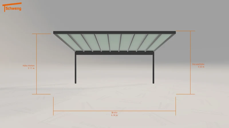 #DE Schweng Terrassenüberdachung S400 (ID pb8g7q)