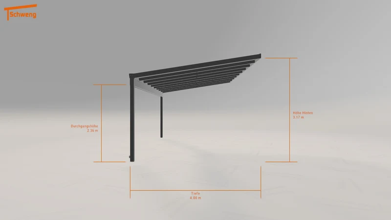 #DE Schweng Terrassenüberdachung S400 (ID pb8g7q)
