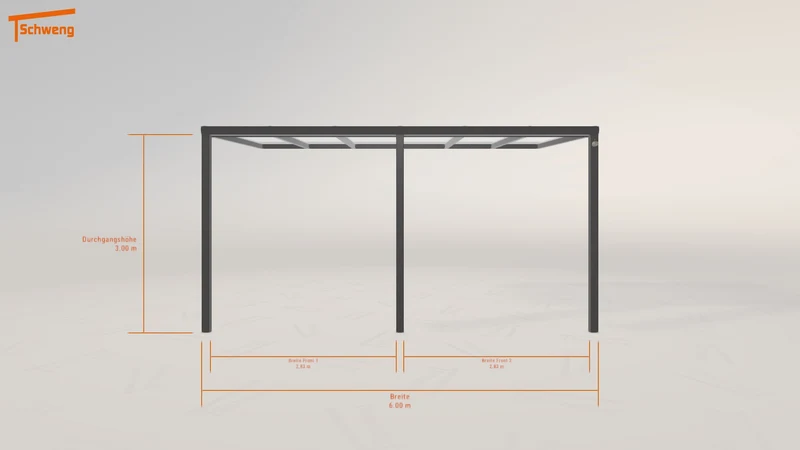 #DE Schweng Pultdachcarport S350 (ID bk924g) #MTG