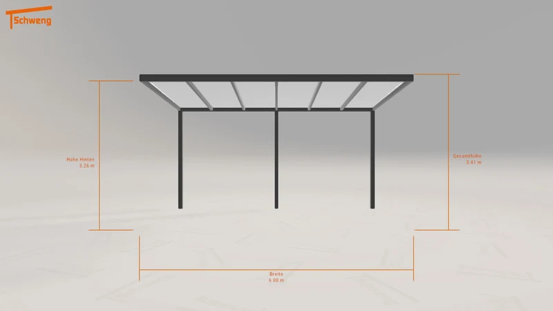 #DE Schweng Pultdachcarport S350 (ID bk924g) #MTG
