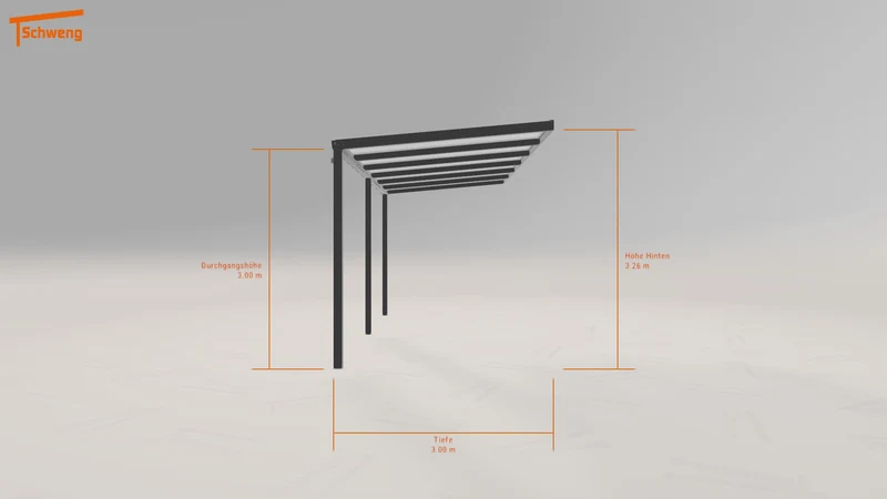 #DE Schweng Pultdachcarport S350 (ID bk924g) #MTG