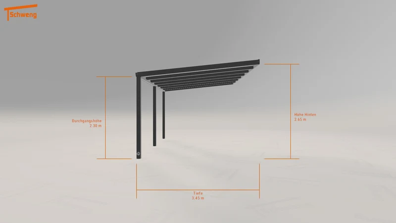 #DE Schweng Terrassenüberdachung S350 (ID mj5y93)