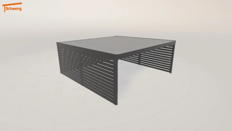 #DE Schweng Flachdachcarport C600+ (ID n57nyb)
