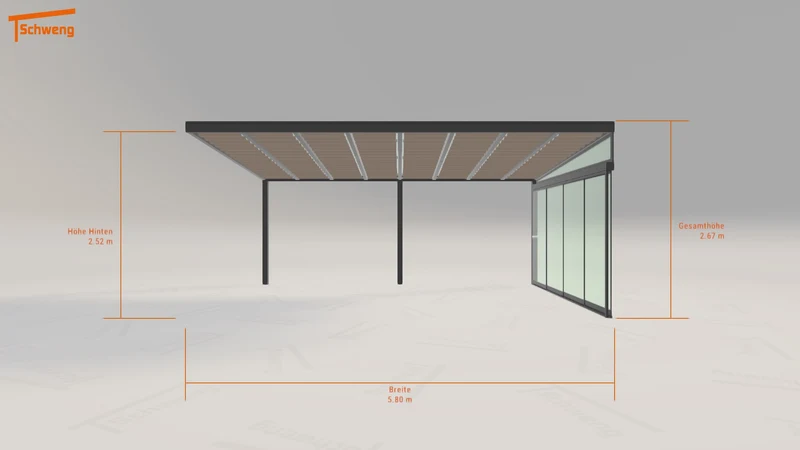 #DE Schweng Terrassenüberdachung S400 (ID v45pm3)