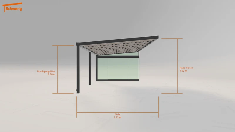 #DE Schweng Terrassenüberdachung S400 (ID v45pm3)