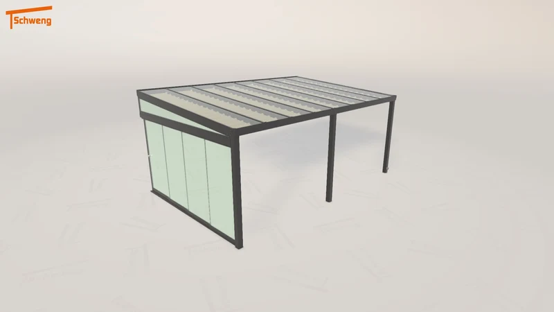 #DE Schweng Terrassenüberdachung S400 (ID pb8d7z)