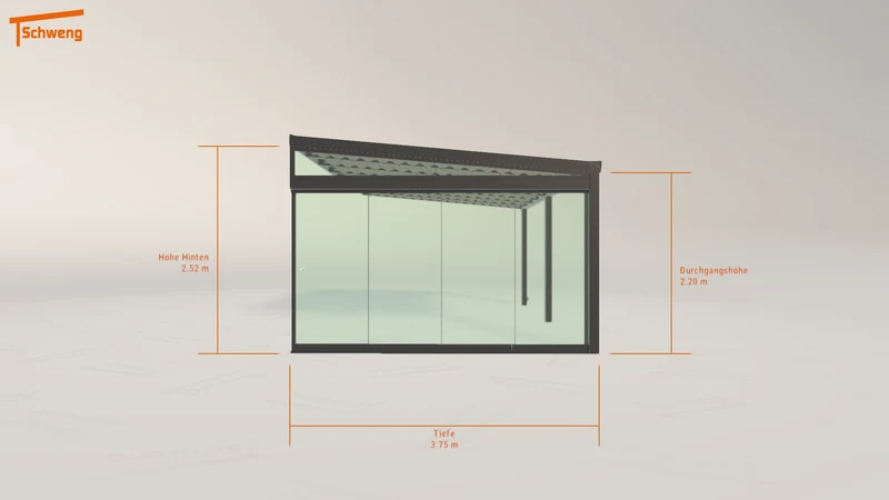 #DE Schweng Terrassenüberdachung S400 (ID pb8d7z)