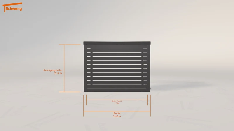 #DE Schweng Pultdachcarport S400 (ID 5mndzd)
