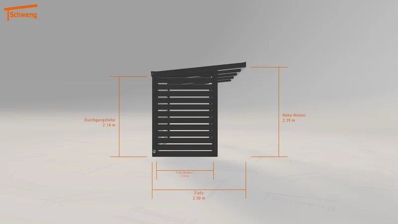 #DE Schweng Pultdachcarport S400 (ID 5mndzd)