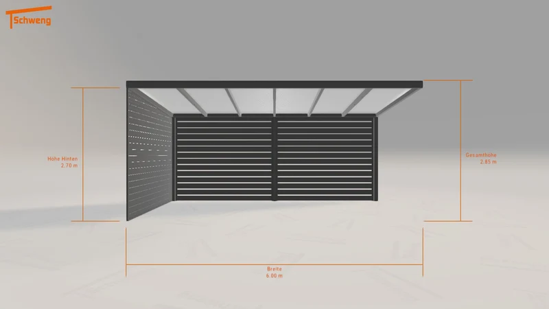 #DE Schweng Pultdachcarport S400 (ID pb8yrk) #MTG