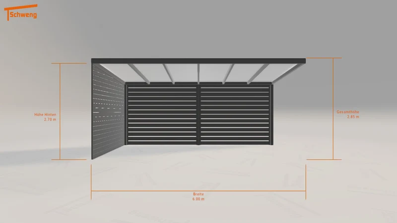 #DE Schweng Pultdachcarport S400 (ID mj5gn8) #MTG
