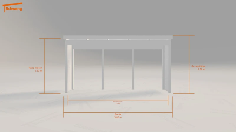 #DE Schweng Terrassenüberdachung S350 (ID zbjppz)
