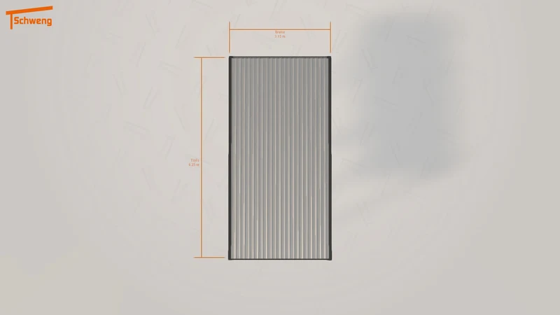 #DE Schweng Flachdachcarport C600 (ID w37zzz)