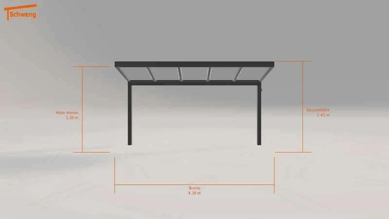 #DE Schweng Terrassenüberdachung S350 (ID n57vyv)