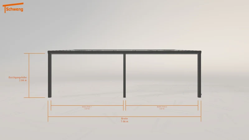 #DE Schweng Pultdachcarport S350 (ID 33wyj3)