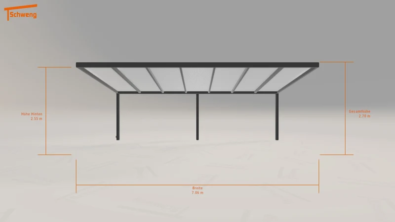 #DE Schweng Pultdachcarport S350 (ID 33wyj3)