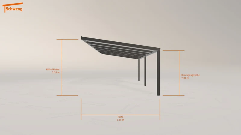 #DE Schweng Pultdachcarport S350 (ID 33wyj3)
