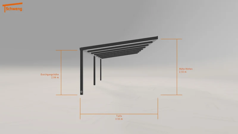 #DE Schweng Pultdachcarport S350 (ID 33wyj3)