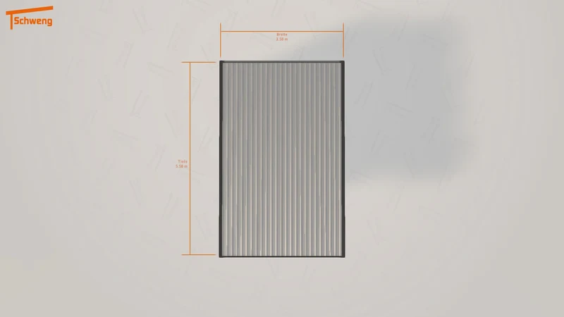 #DE Schweng Flachdachcarport C600 (ID dv5jvr)